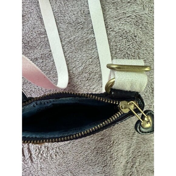 Juicy Couture Vintage Velour Pink Crossbody Bag Mini Y2K Purse - Picture 7 of 16